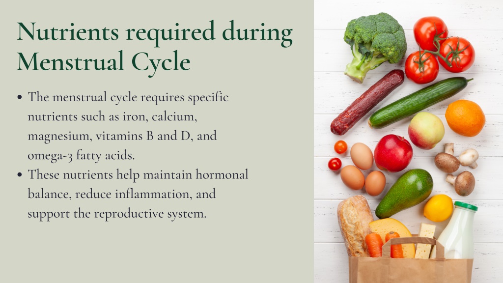 PPT - Transform your menstrual cycle with a personalized diet plan ...