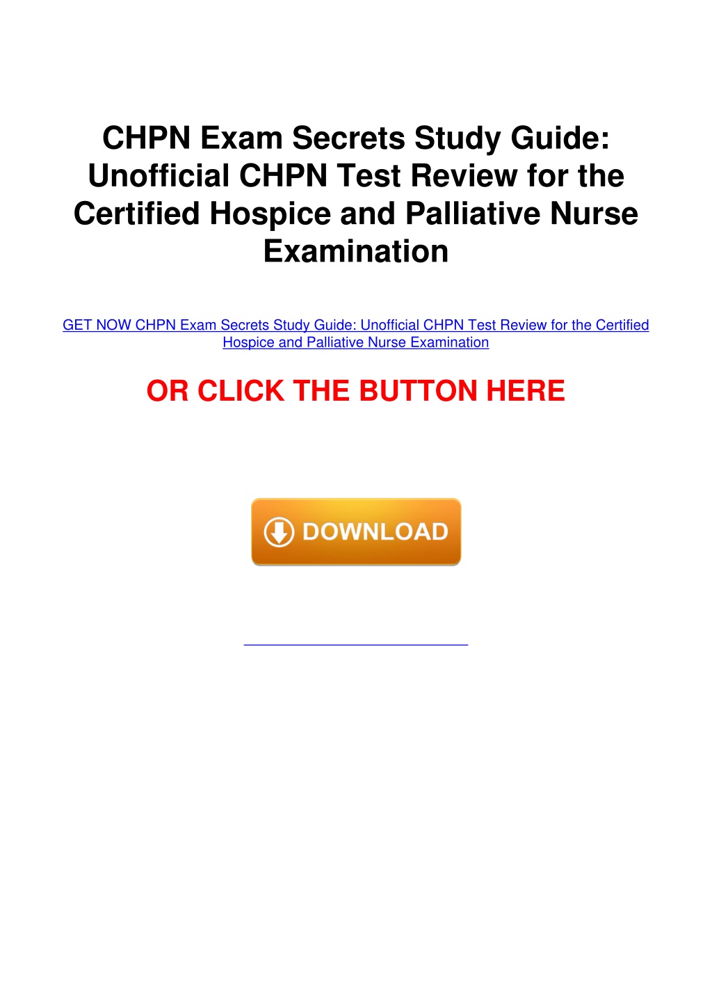 PPT - (PDF/DOWNLOAD) CHPN Exam Secrets Study Guide: Unofficial CHPN ...