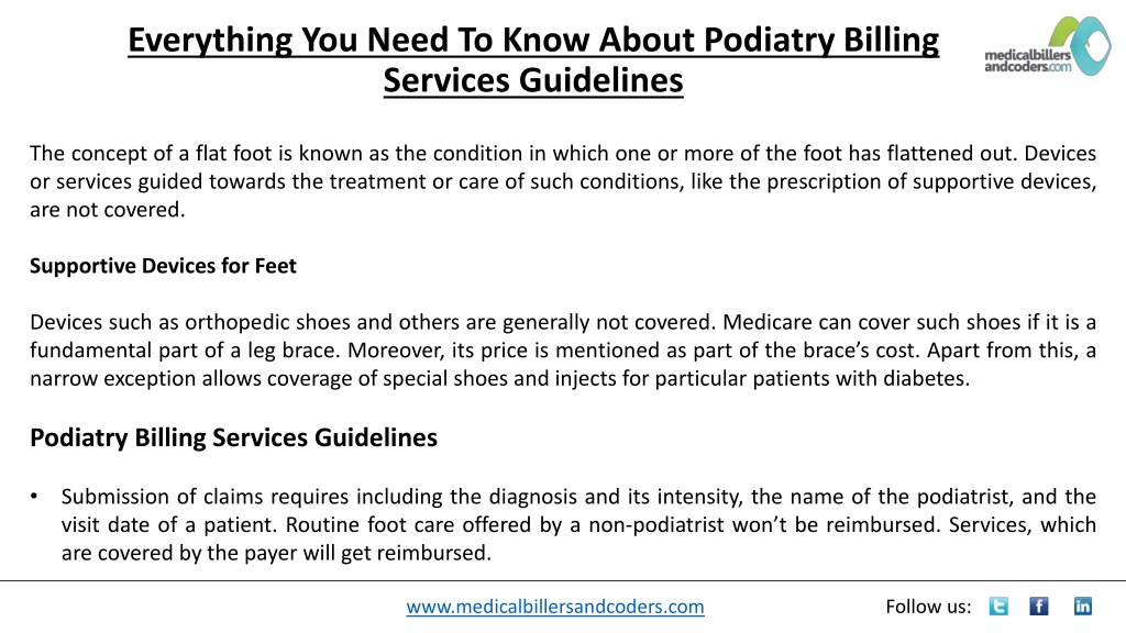 PPT - Everything You Need To Know About Podiatry Billing Services ...