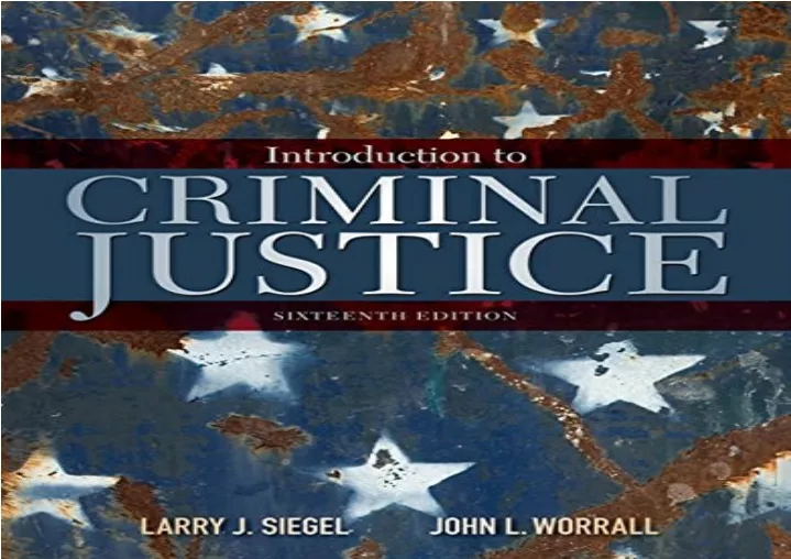 PPT - [DOWNLOAD PDF] Introduction to Criminal Justice ipad PowerPoint ...