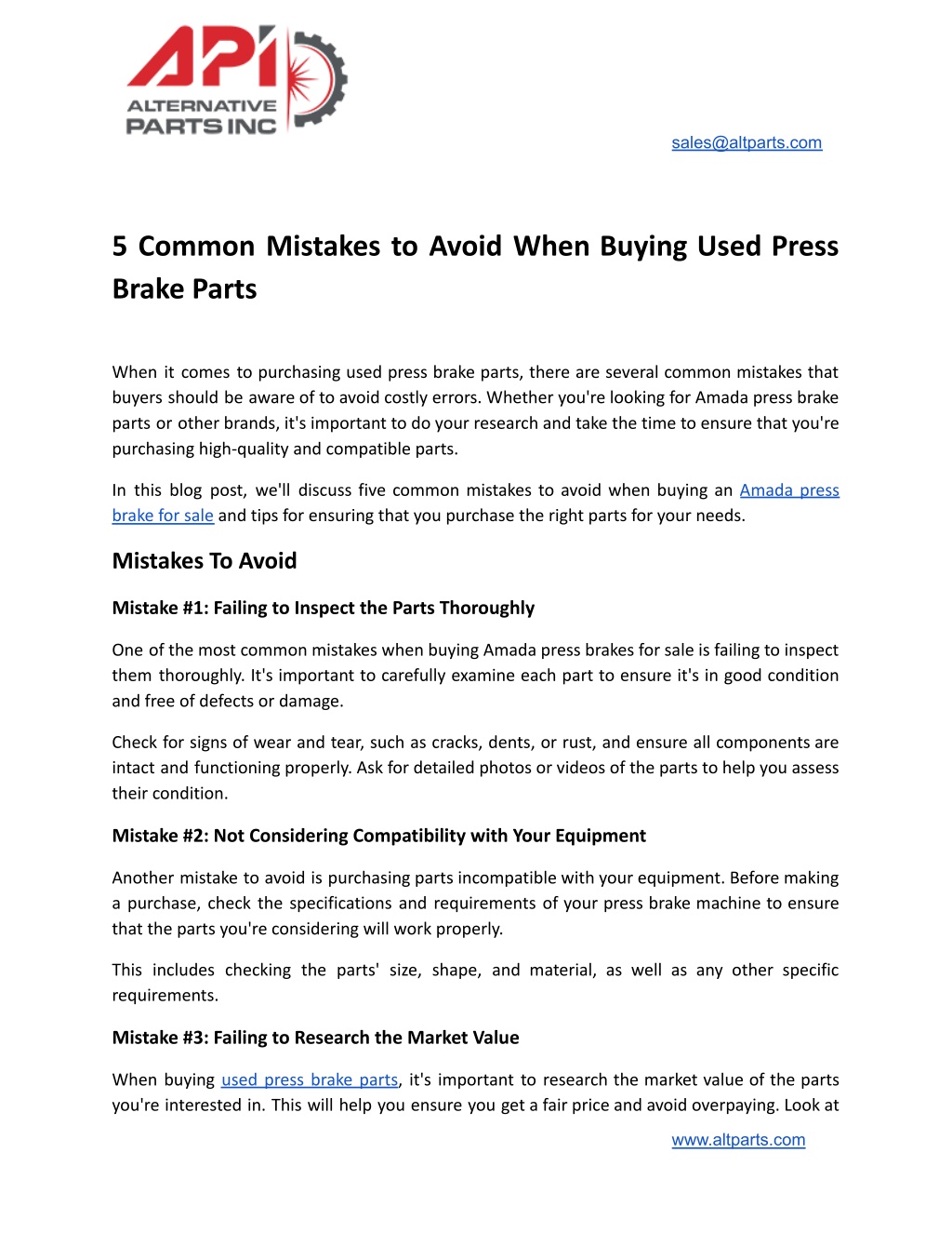 PPT - 5 Common Mistakes to Avoid When Buying Used Press Brake