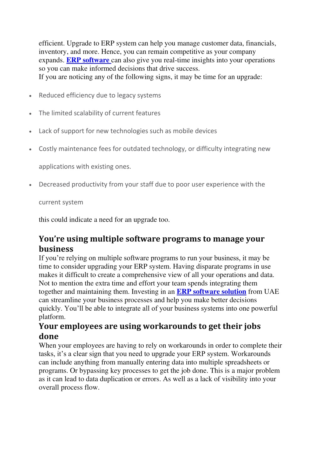 PPT - 5 Signs You Need to Upgrade ERP System PowerPoint Presentation ...