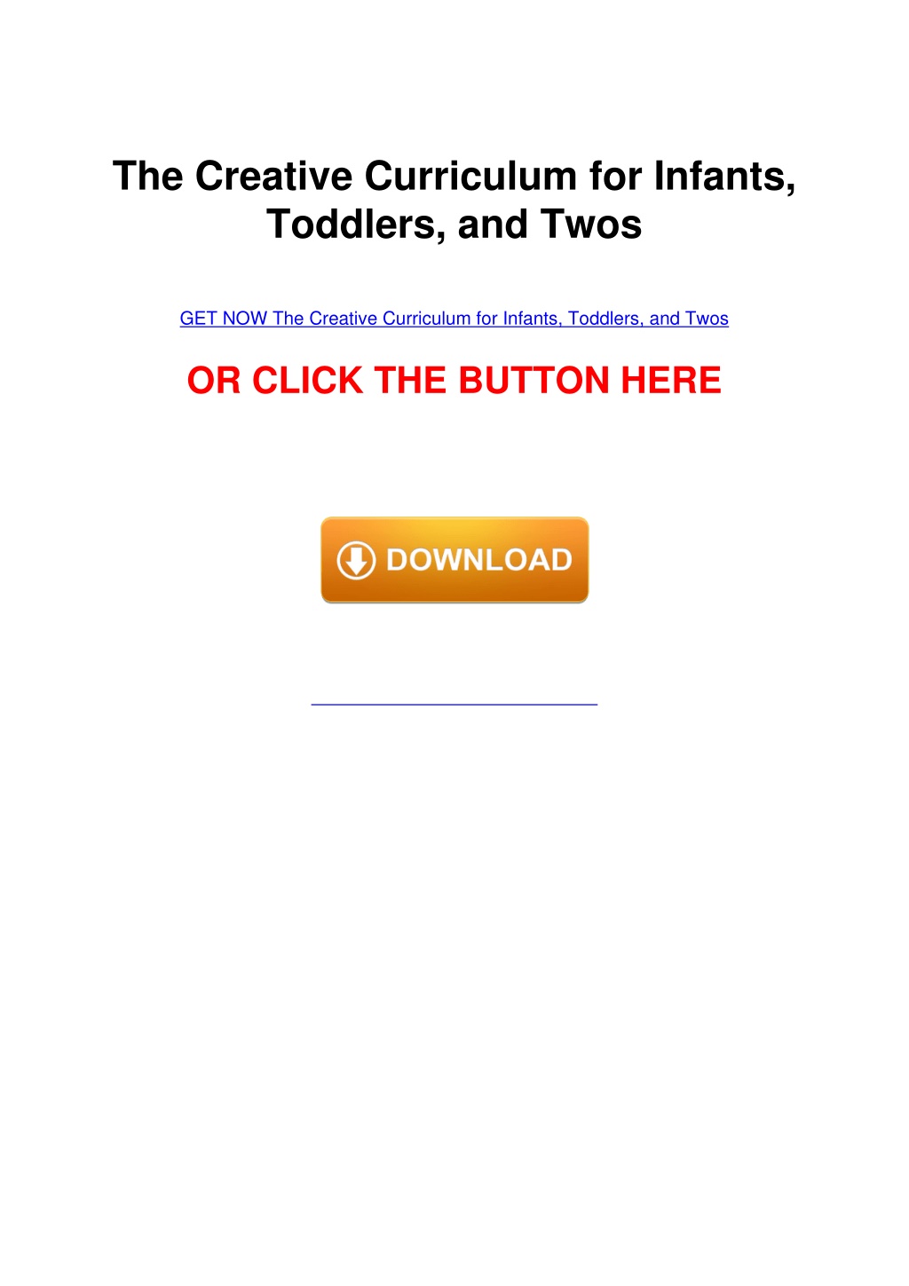 ppt-the-creative-curriculum-for-infants-toddlers-and-twos-powerpoint