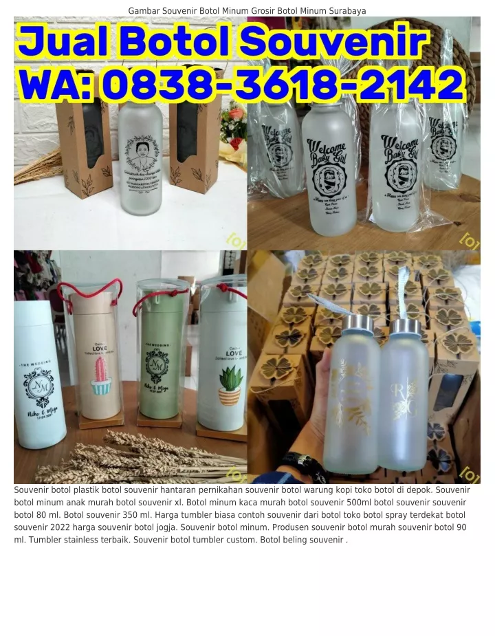 Ppt ౦8౩8·౩Ꮾ18·21Կ2 Wa Souvenir Tumbler Surabaya Harga Botol Sabun Cuci Piring Powerpoint 8830