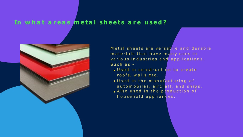 PPT - Shaping The Future: The Versatility Of Metal Sheet PowerPoint Presentation - ID:12012381