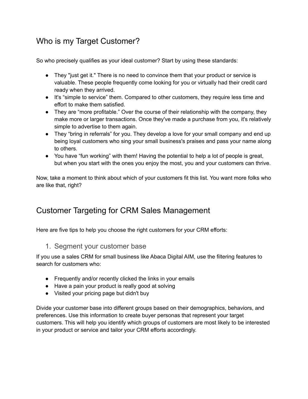 PPT Customer Targeting with Sales Automation CRM_ 5 Tips for Choosing