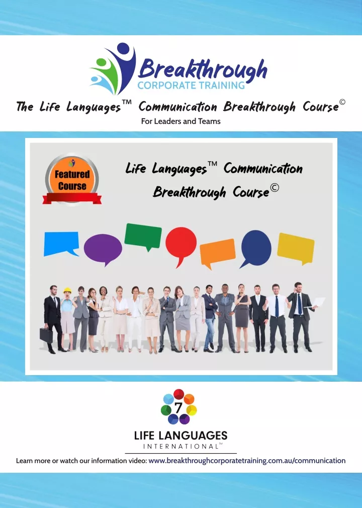 PPT - Life-Languages-Communication-Breakthrough-Workshop-led-by-Scott ...