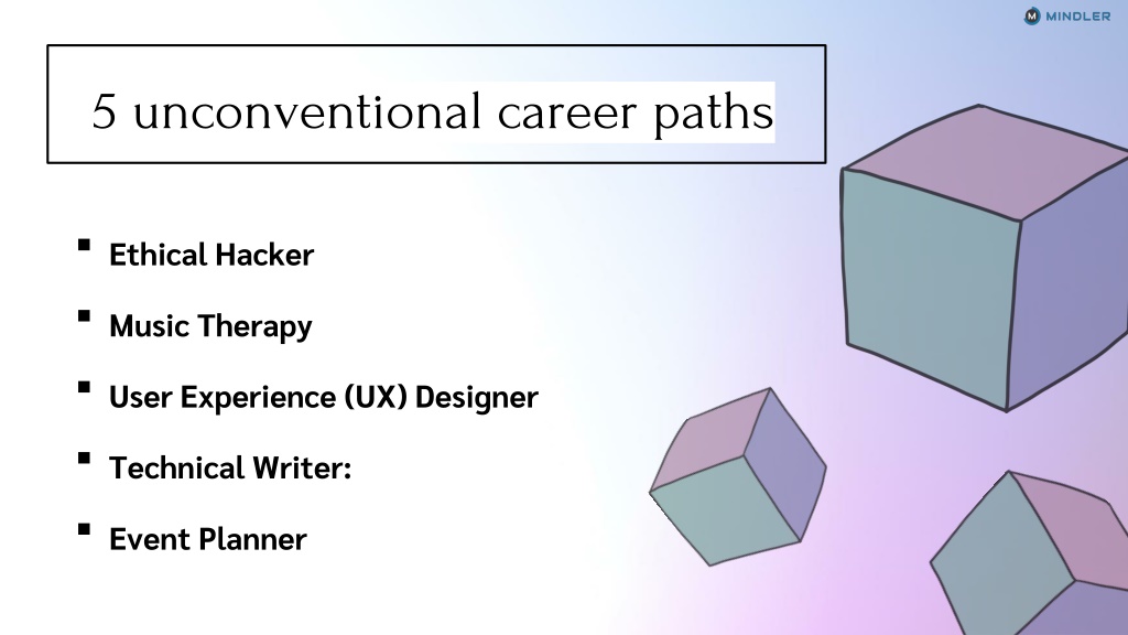 PPT - 5 Unconventional Career Paths You Never Knew Existed PowerPoint Presentation - ID:12014782