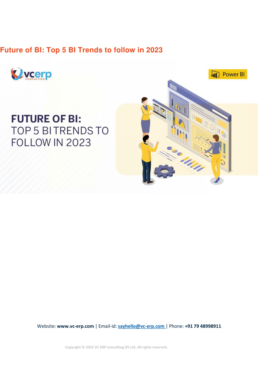 PPT - Future Of BI: Top 5 BI Trends To Follow In 2023 PowerPoint ...