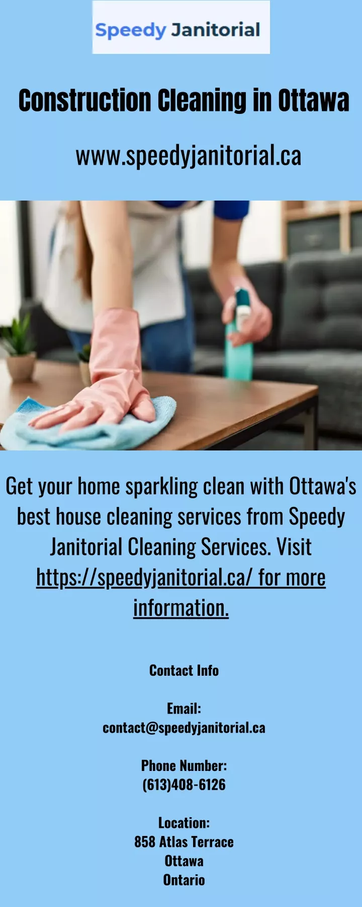 PPT Construction Cleaning in Ottawa Speedyjanitorial.ca PowerPoint