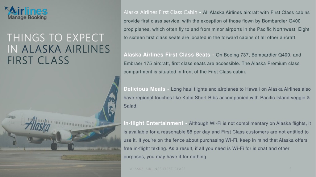 Ppt Alaska Airlines First Class Powerpoint Presentation Free Download Id 12016666