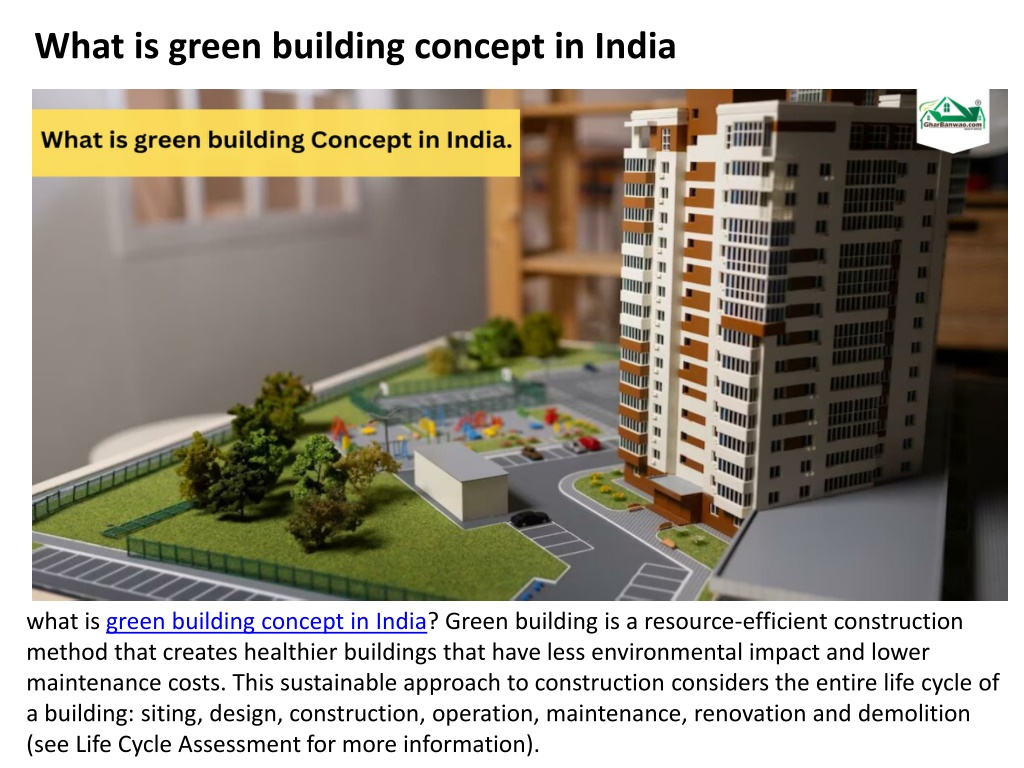 green building case study in india slideshare