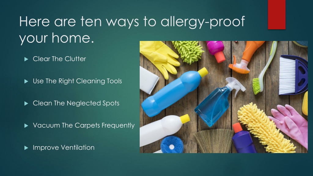 PPT - 10 Ways To Allergy-Proof Your Home PowerPoint Presentation, Free ...