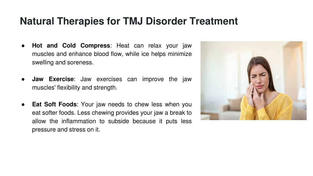 PPT - Natural Therapies to Manage TMJ Disorder PowerPoint Presentation ...