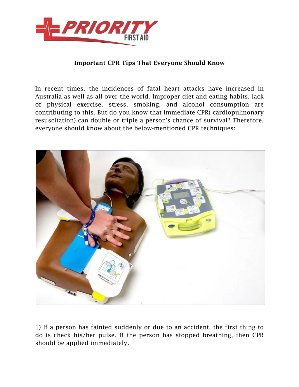 PPT First Aid And Cpr Courses Gold Coast PowerPoint Presentation