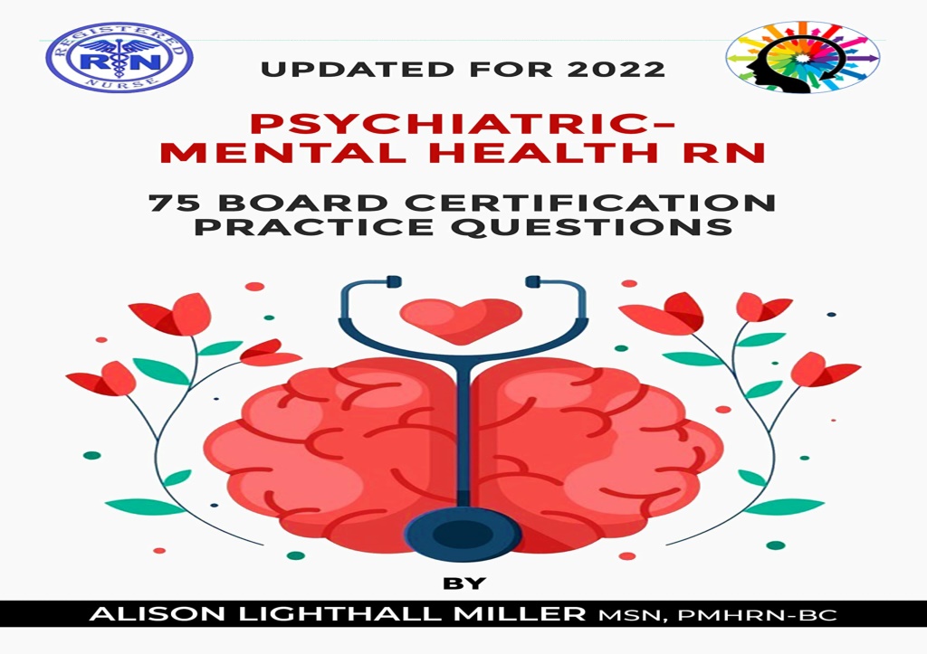 PPT - (PDF) Psychiatric Mental Health RN: 75 Board Certification ...