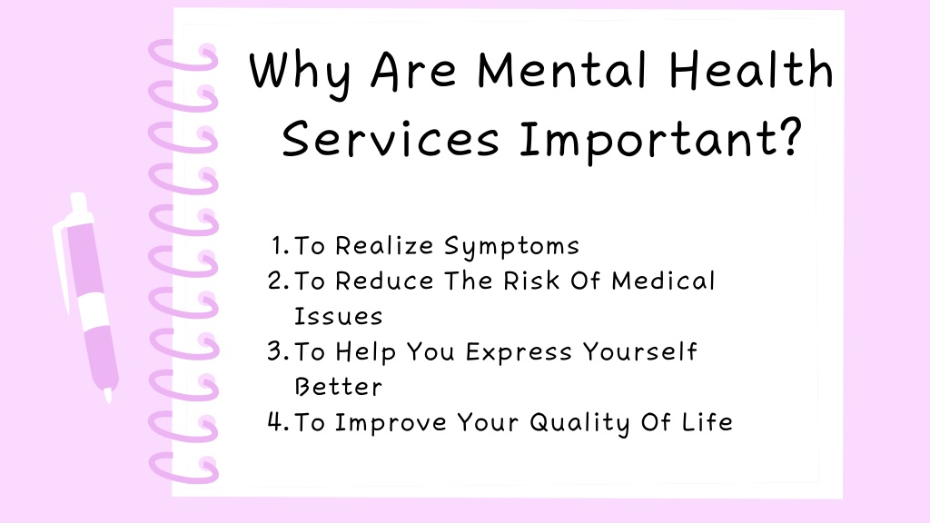 PPT Why Are Mental Health Services Important PowerPoint Presentation 