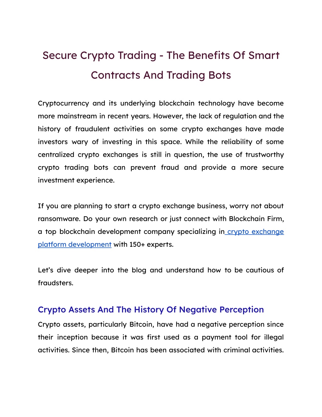 crypto secure contracts