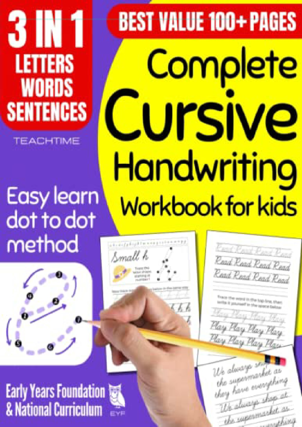 PPT - PDF/BOOK Complete Cursive Handwriting Workbook for Kids: 3-In-1 ...