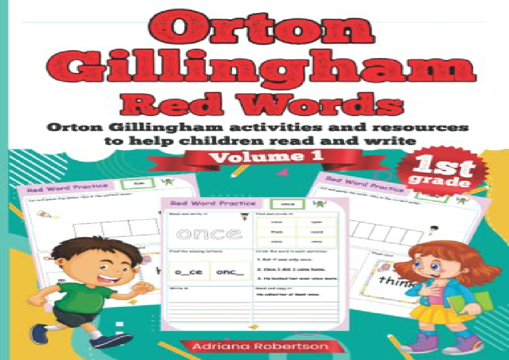 PPT - (PDF) Orton Gillingham Red Words. Orton Gillingham Activities And ...