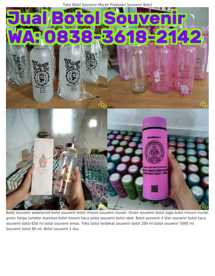 Ppt O8౩8 ౩Ꮾi8 ᒿi4ᒿ Wa Botol Minum Souvenir Ulang Tahun Botol Souvenir Ruang Tamu Powerpoint 6414