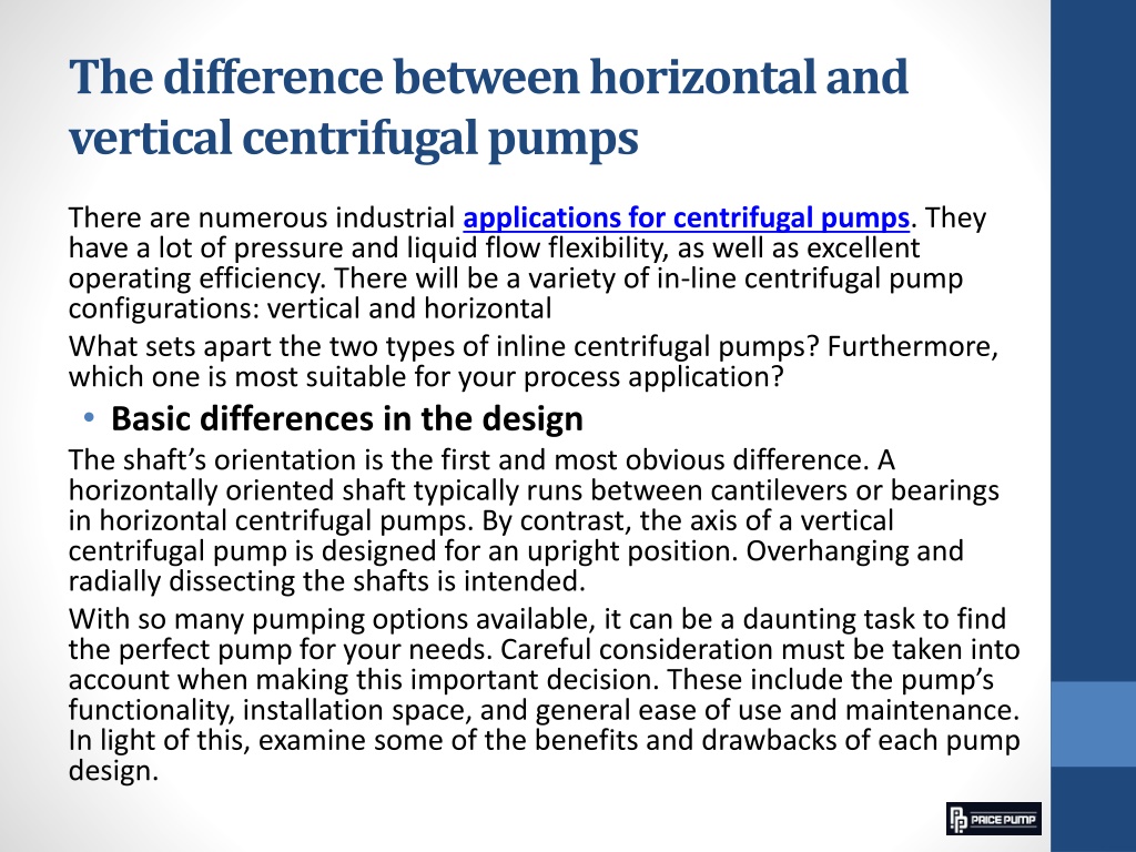 Ppt How To Select Centrifugal Pumps Powerpoint Presentation Free