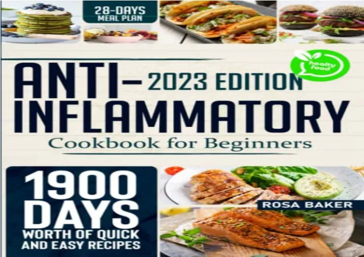 Ppt Pdf Anti Inflammatory Cookbook For Beginners Detox And Rejuvenate Your Body By Powerpoint