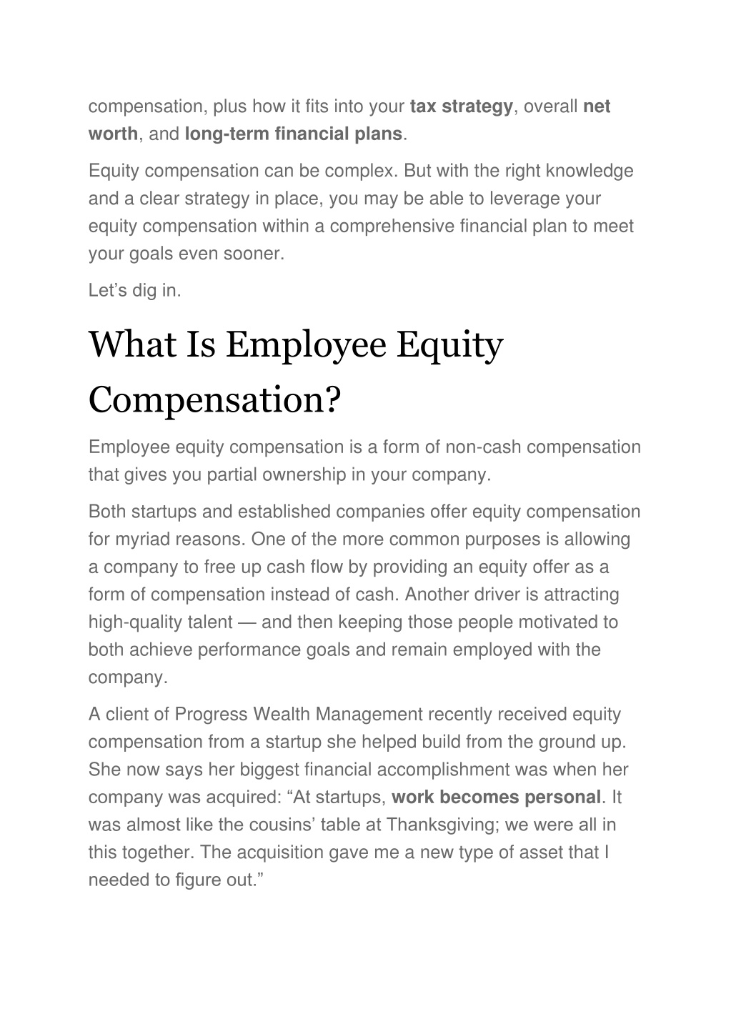 PPT Equity Compensation An Employee Guide PowerPoint Presentation, free download ID12022663