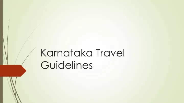 karnataka tourism policy operational guidelines