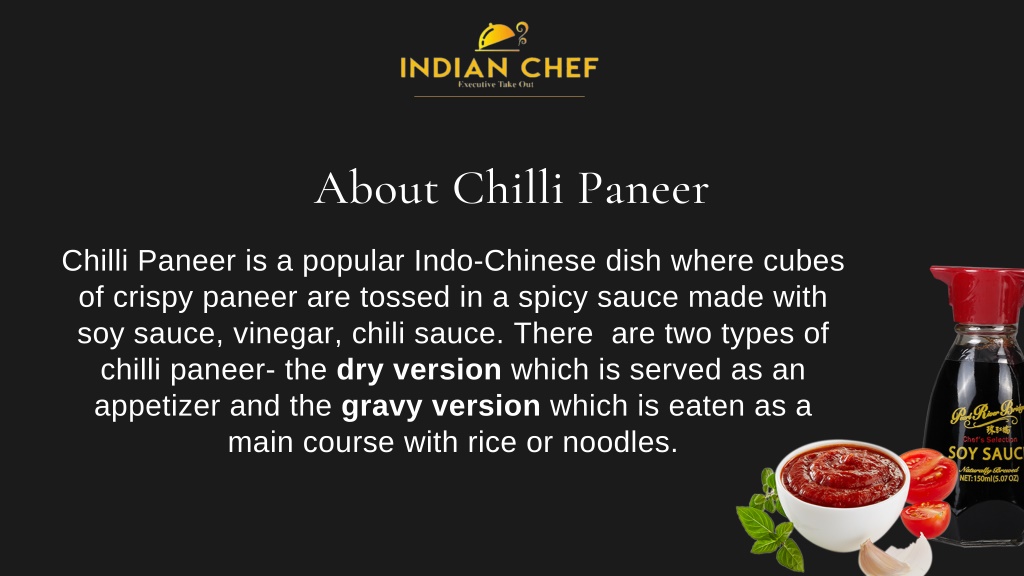 PPT - Must Try Indo-Chinese Food From Indian Chef Exclusive Takeout ...