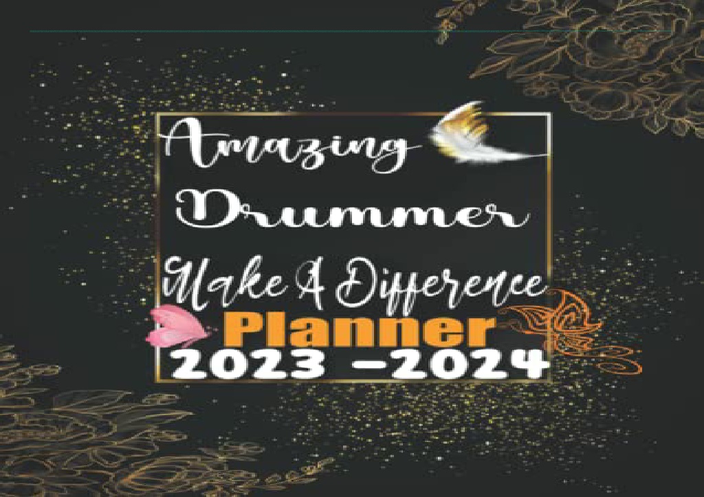 PPT [PDF] Drummer Gift 20232024 Planner for Drummer Two Years