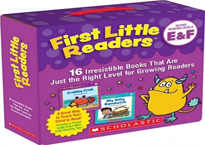 PPT - [DOWNLOAD PDF] First Little Readers: Guided Reading Levels E & F ...