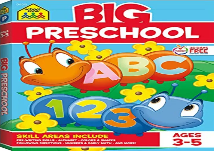PPT - [DOWNLOAD PDF] School Zone - Big Preschool Workbook - 320 Pages ...