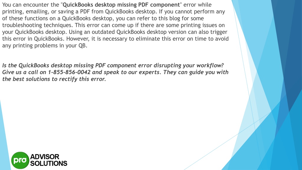 Ppt Best Methods To Deal With Quickbooks Desktop Missing Pdf