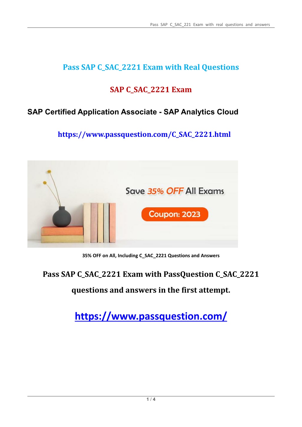 PPT - SAP Analytics Cloud C_SAC_2221 Real Questions PowerPoint Presentation  - ID:12028561