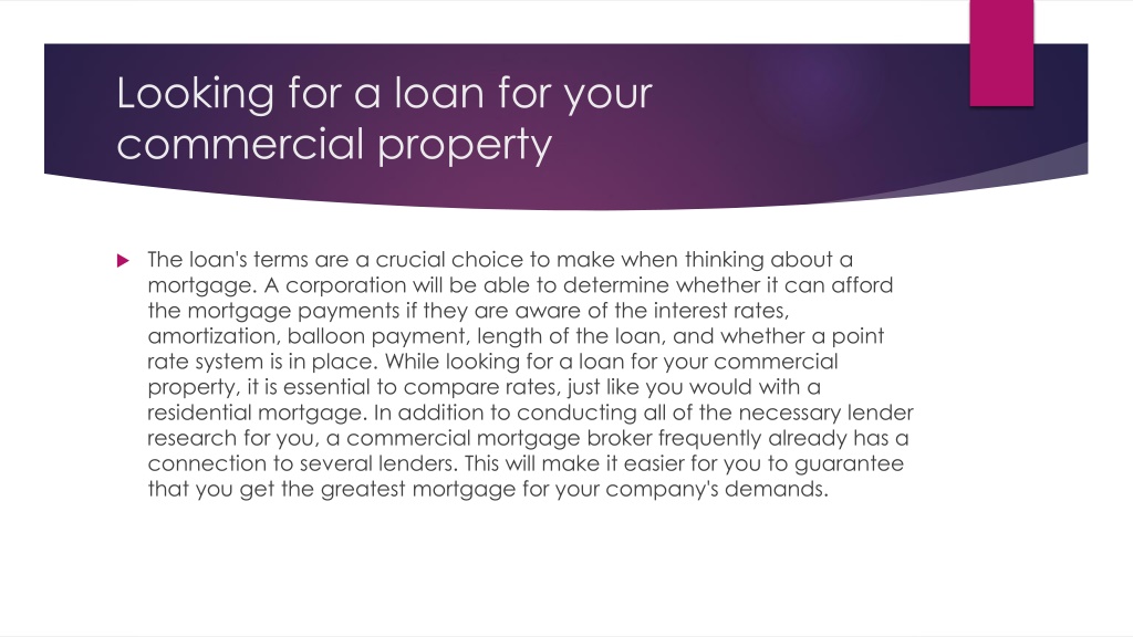 PPT Best Commercial Mortgage Brokers Texas PowerPoint Presentation