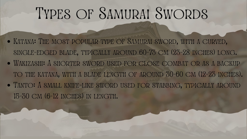 PPT - Samurai Swords An Introduction PowerPoint Presentation, Free ...