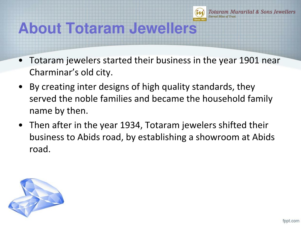 Totaram on sale jewellers abids