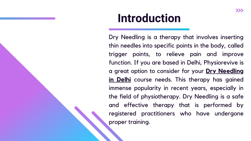 PPT - 5 Actionable Tips For Dry Needling Course PowerPoint Presentation ...