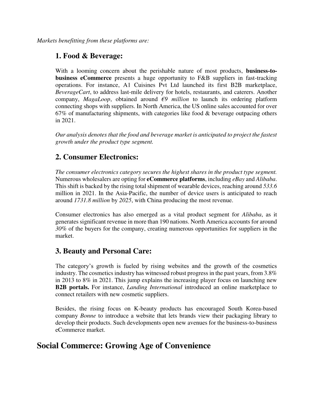 market impact thesis