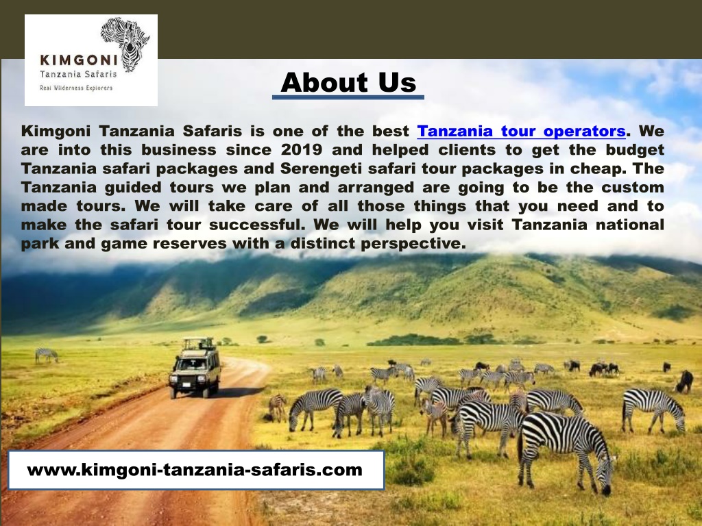 best tanzania tour operators