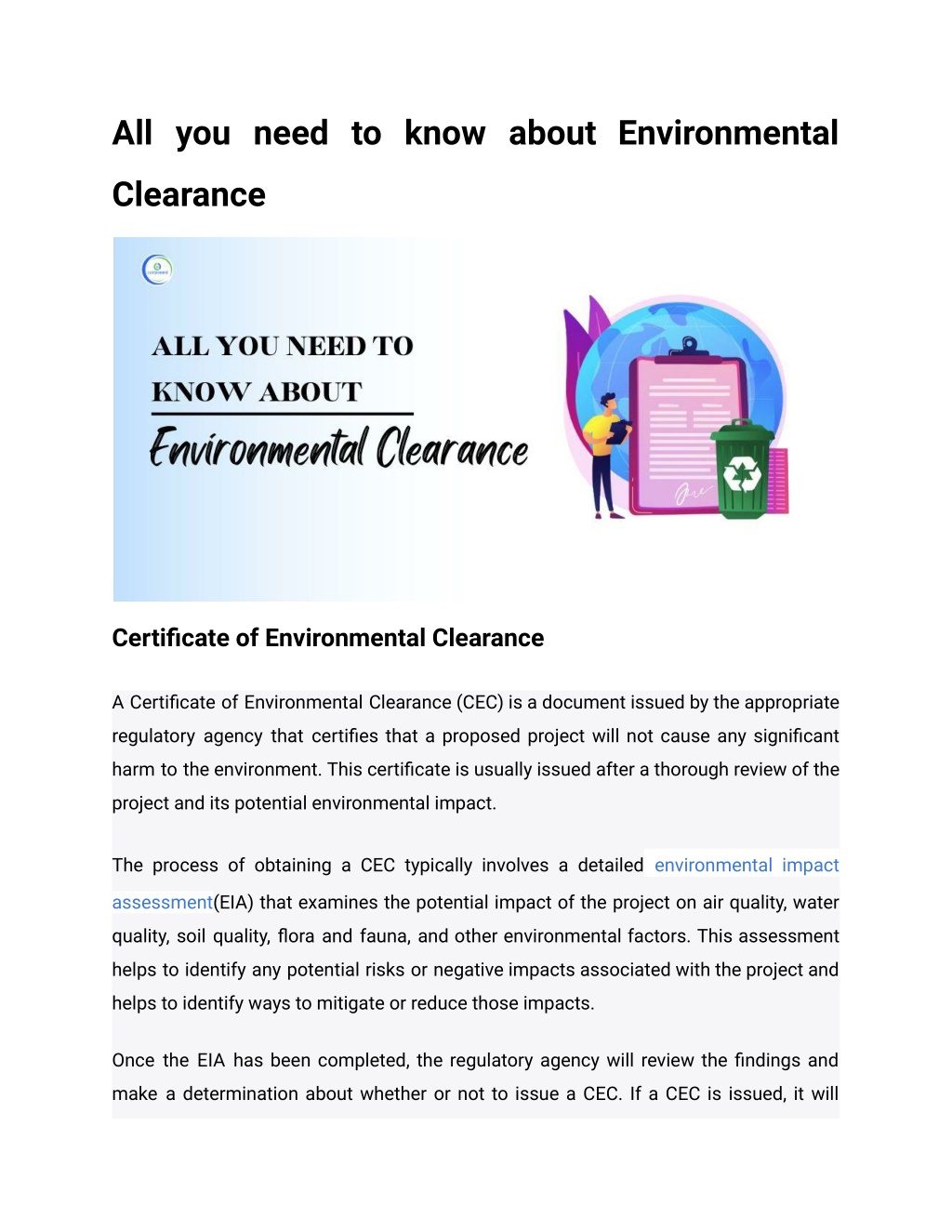 PPT - All You Need To Know About Environmental Clearance PowerPoint ...