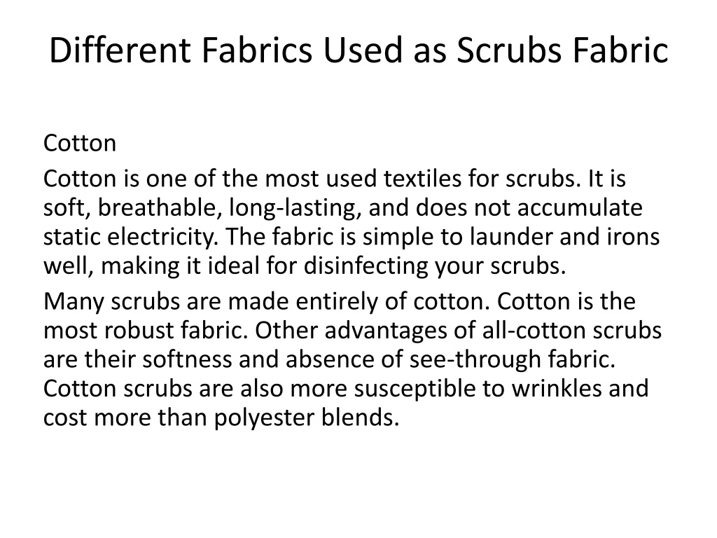 ppt-everything-you-need-to-know-about-scrubs-fabric-powerpoint