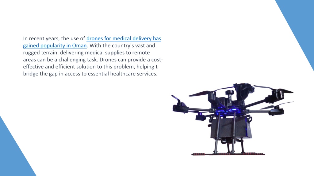 PPT - Medical Delivery Drones in Oman PowerPoint Presentation, free ...