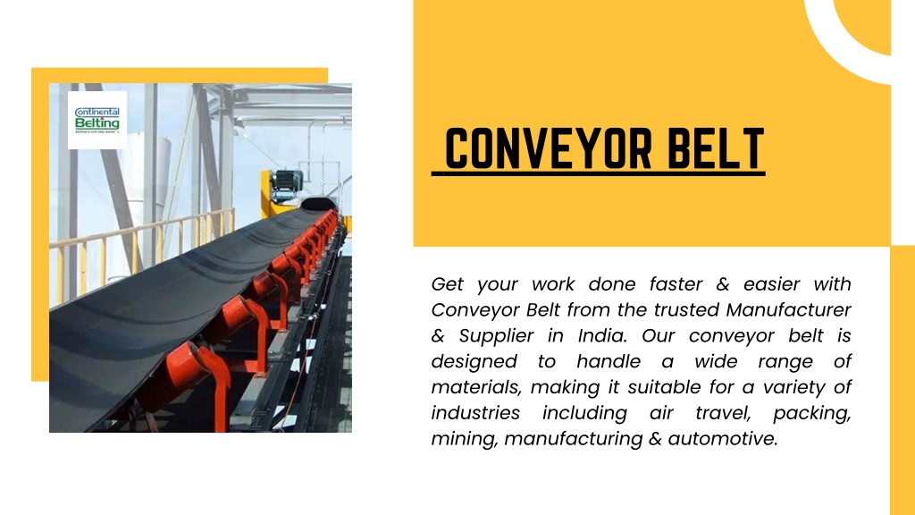 PPT - Exploring the Different Types of Heat Resistant Conveyor Belt ...