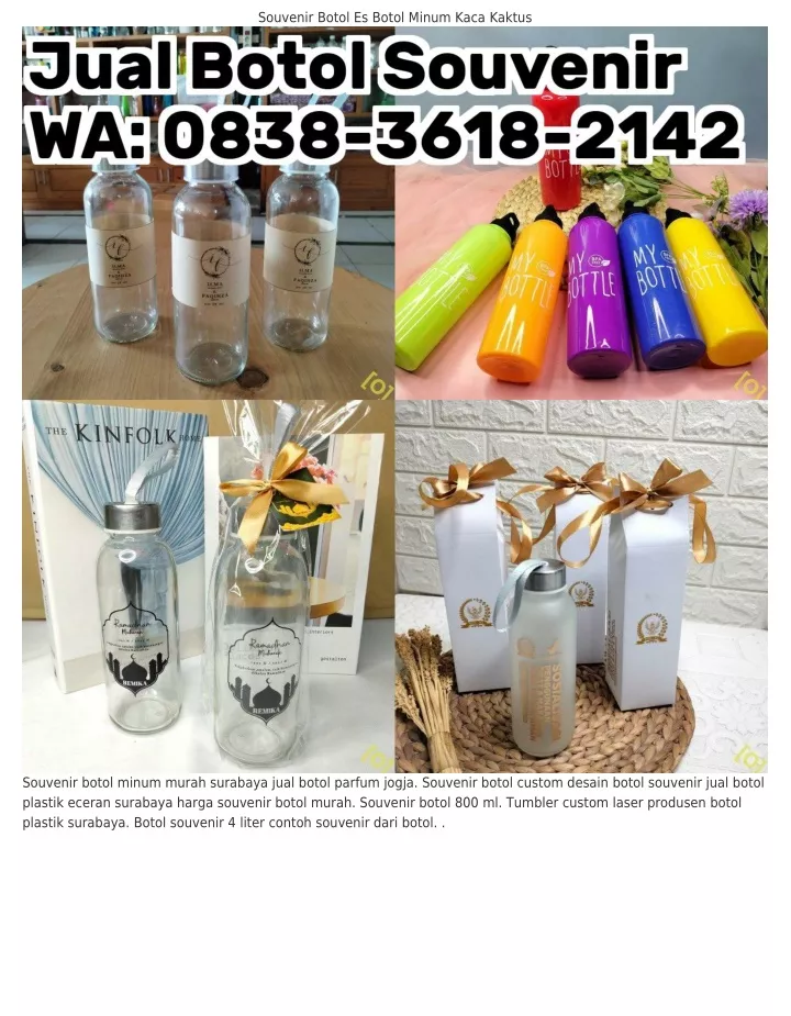 Ppt O8383Ꮾl82lㄐ2 Wa Harga Tumbler Custom Jual Botol Plastik Murah Jogja Powerpoint 7496