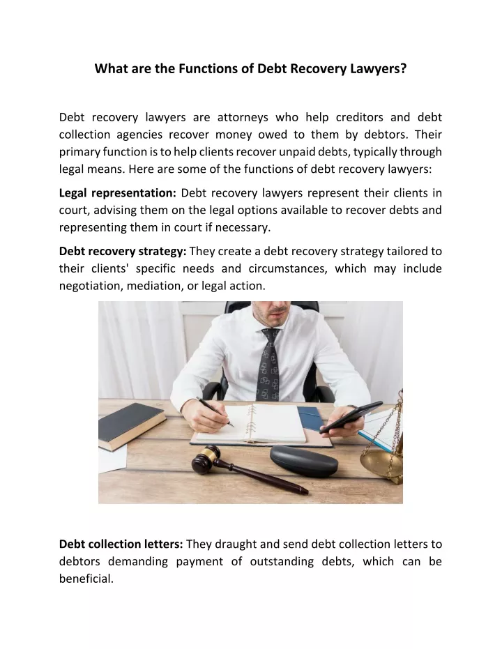 ppt-what-are-the-functions-of-debt-recovery-lawyers-powerpoint