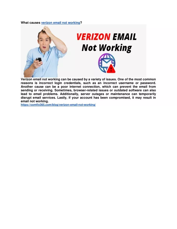 ppt-what-causes-verizon-email-not-working-powerpoint-presentation