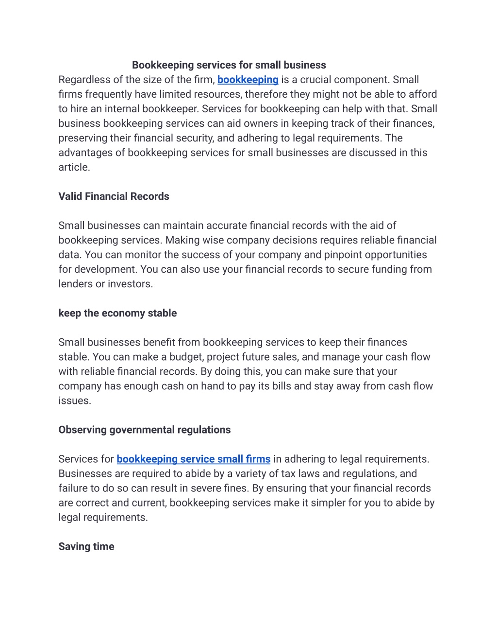 PPT - Bookkeeping services for small business PowerPoint Presentation ...