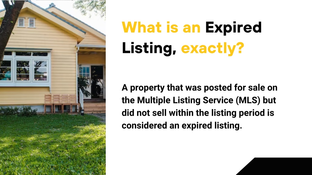 expired listing presentation